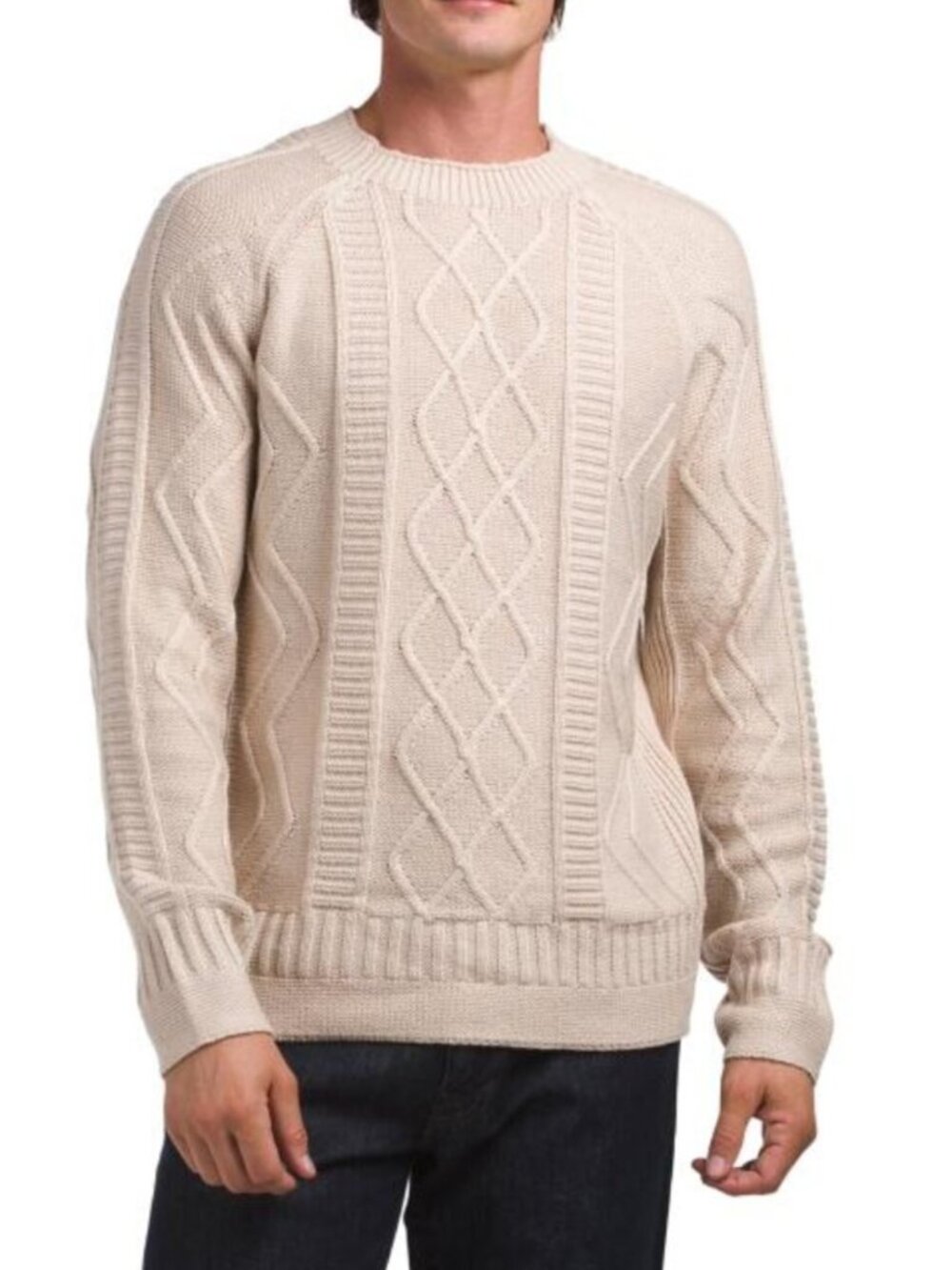 HUNTER Cable Crew Neck Sweater